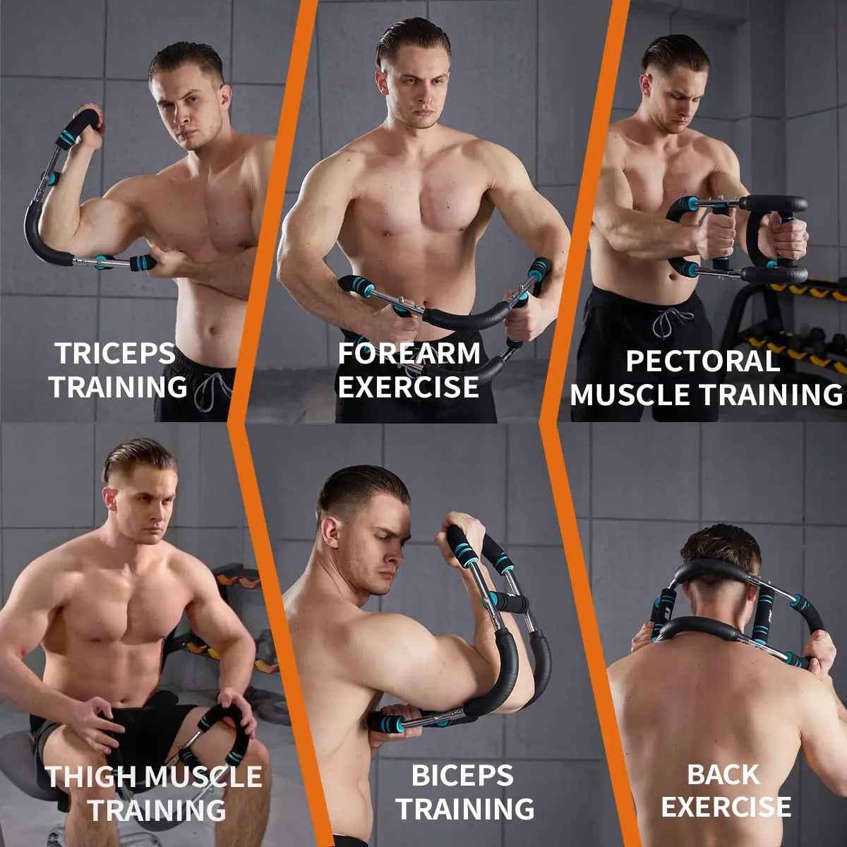 HOTWAVE Arm Trainer,Adjustable Chest Workout Equipment,Arm Trainer for Men,Chest Trainer for Men,Upper Body Strength Training, Portable Spring Resistance Home Fitness Equipment