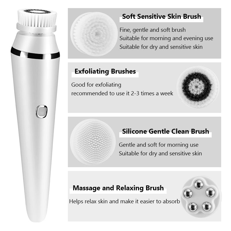 4-in-1 Sonic Facial Cleansing Brush — view 3