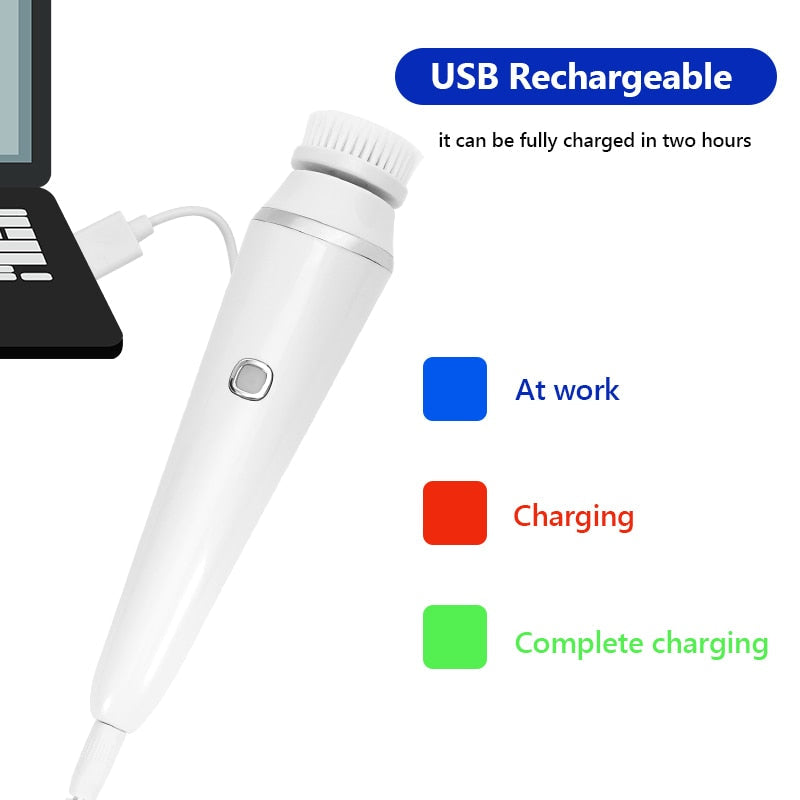 4-in-1 Sonic Facial Cleansing Brush — view 5