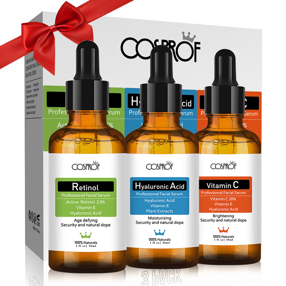 Vitamin C + Hyaluronic Acid + Retinol Serum Trio — view 1